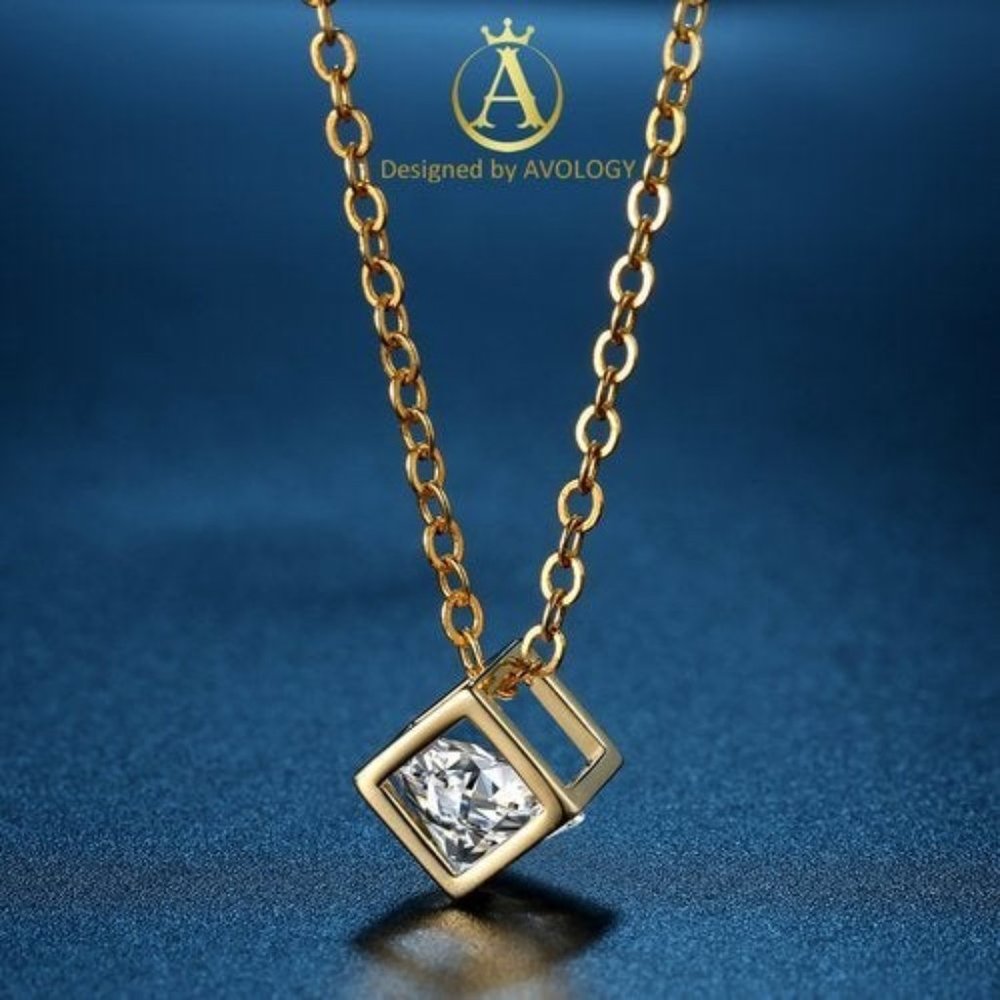 Box Shaped Pendant